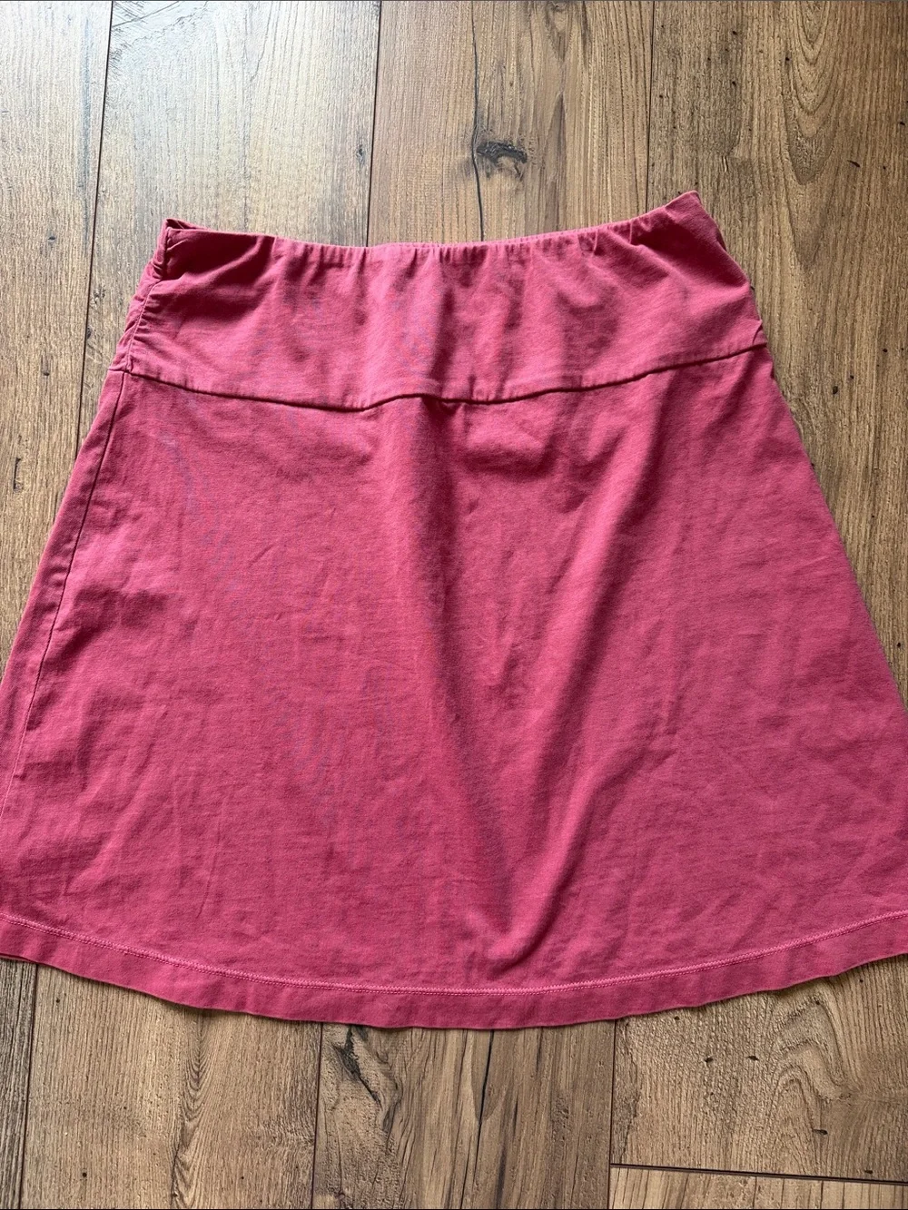 Organic cotton Old Ranch Brands Knit Pull-On Skirt - Rose Pink Raspberry Size M - Picture 1 of 5